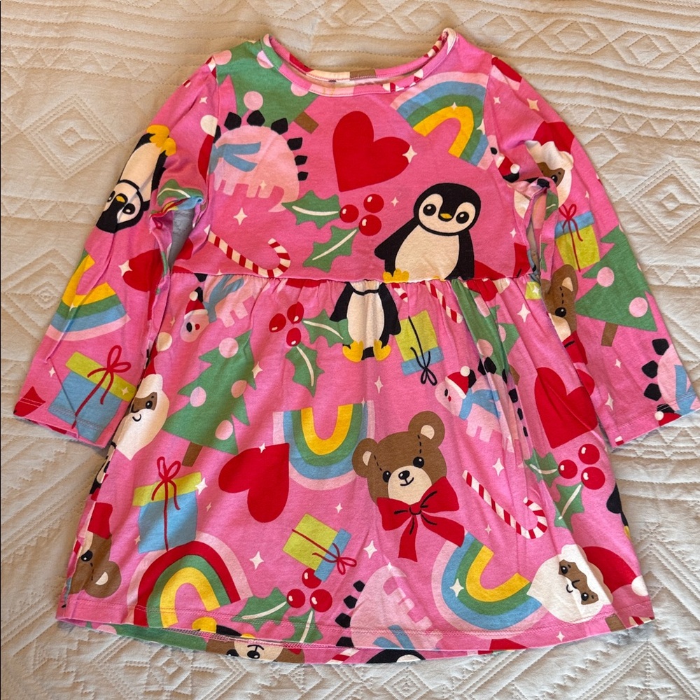 H&M Holiday Themed Dress -3T/4T
